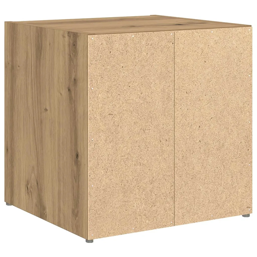 vidaXL Mobile TV 2 pcs Marrone 37 x 35 x 37 cm Legno multistrato