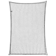 Rete per rimorchio telo di fissaggio del carico portapacchi con corda elastica 3,5 x 2,5 m PP nero 02_0042204