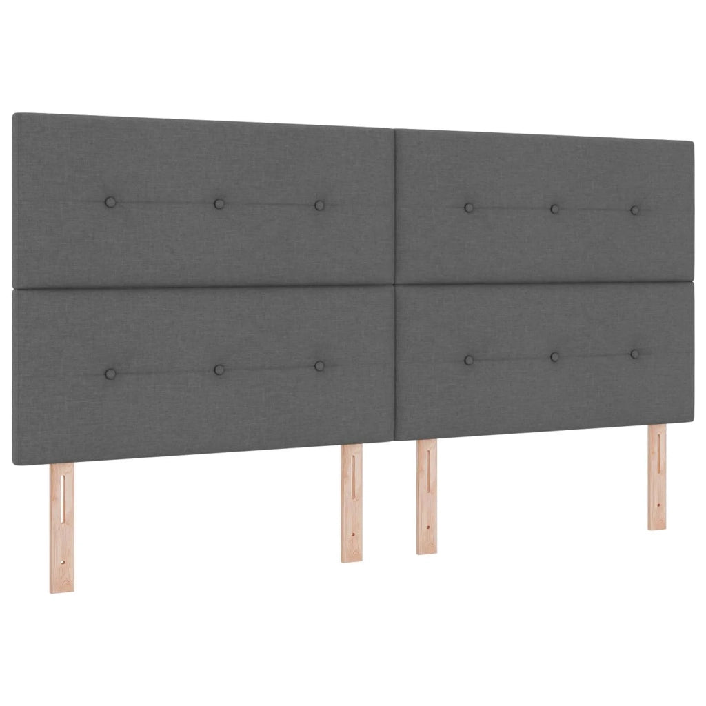 Letto Ottomano con Materasso e LED Marrone Scuro 200 x 200 cm 3458100