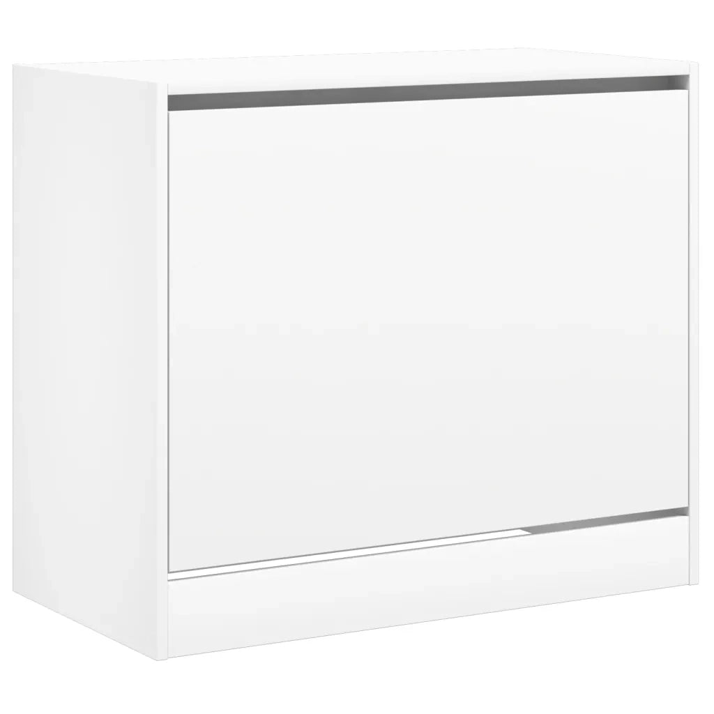 Scarpiera Bianca 80x42x69 cm in Legno Multistrato 840001
