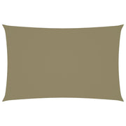 Vela ombreggiante/ombrellone rettangolare 2 x 5 m in tessuto Oxford beige 02_0009630