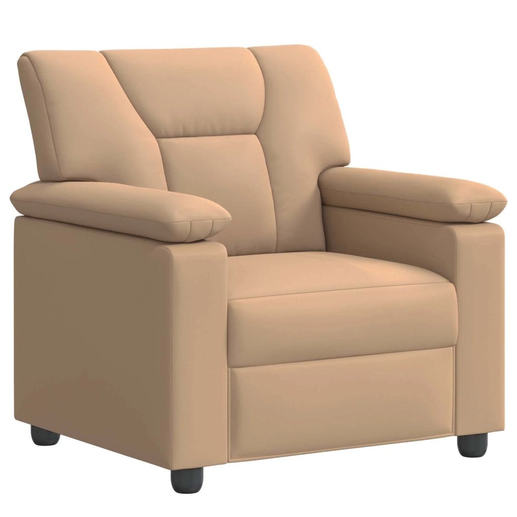 Set di divani 3 pcs Cappuccino Similpelle 3430548