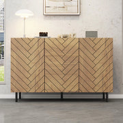 Credenza con 3 Cassetti e 2 Ante per Soggiorno ¨C MINIMAL ¨C 120x40x76 cm