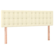 Testiera | Testata Crema 144x5x78/88 cm in Similpelle