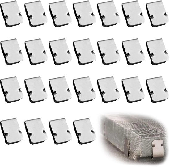 Viti a U 25 pezzi - Acciaio inossidabile - Viti a U - Viti di fissaggio - Duraturo - Flessibilità di serraggio - Viti di fissaggio