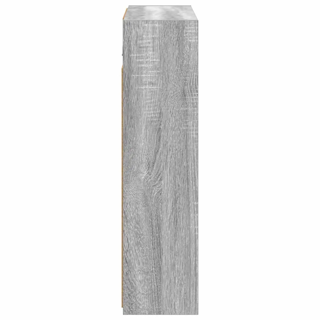 Mobiletto per specchio da bagno Grigio Sonoma 889156