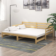 Dormeuse Estraibile 2x(90x200) cm in Legno Massello di Pino 3083659