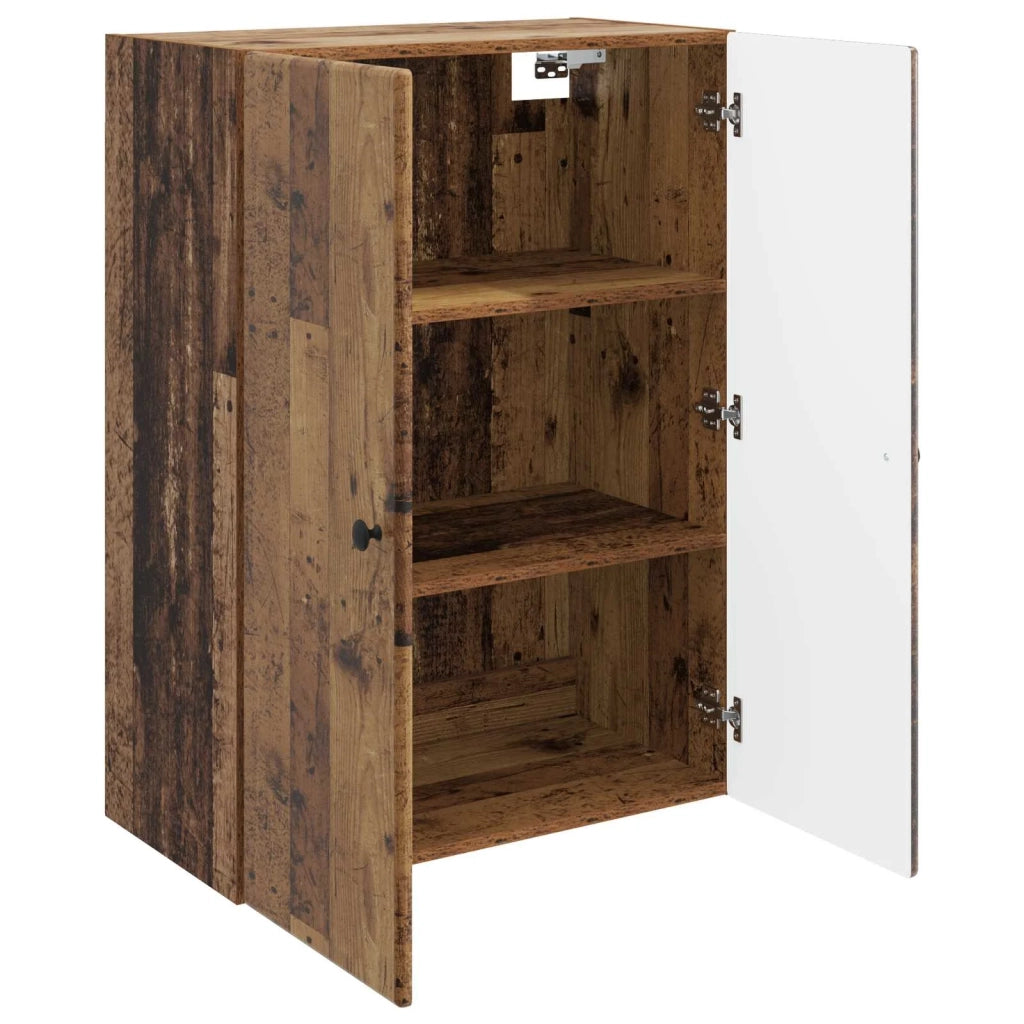 Mobiletto a muro Legno antico 66 x 34,5 x 90 cm