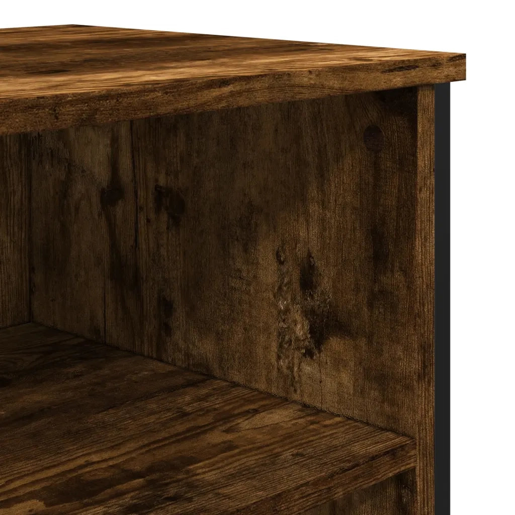 Credenza | Madia | Buffet da pranzo | Armadio da pranzo Rovere Fumo 91x35,5x74,5 cm in Legno Multistrato