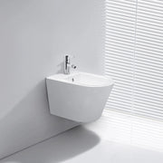 Bidet Sospeso YJ-1385 in Ceramica Bianco Lucido