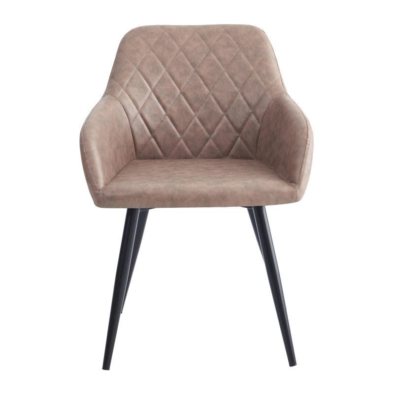 Set di 4 Poltroncine Marriot Marrone 61x57,5x79