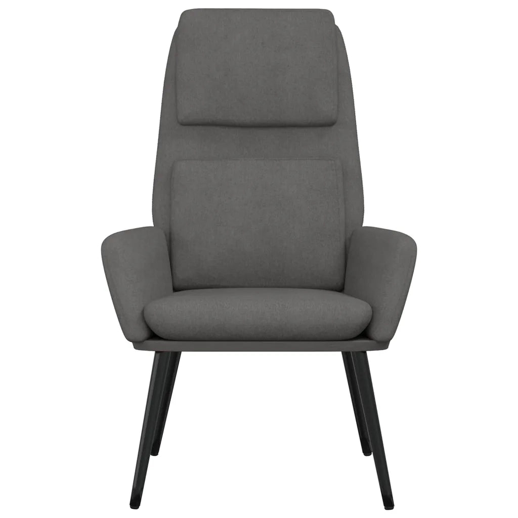 Poltrona Relax | Sedia Relax Grigio Chiaro in Tessuto