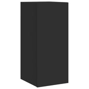 Mobile TV multimediale mensola TV credenza mobile TV parete attrezzata per sala da pranzo soggiorno camera da letto con luci LED 30,5 x 35 x 70 cm nero 02_0027876