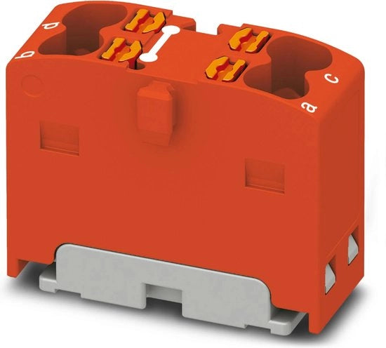 Connessione a push-in a 4 conduttori 1,5 mm² - rosso (PTFIX 4X1,5 RD) da 30 pezzi