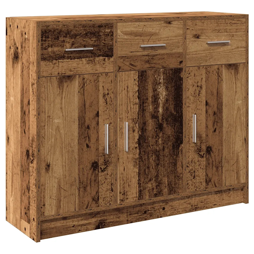 Credenza-Buffet-Armadio da cucina Legno Antico 91x28x75 cm in Legno Multistrato