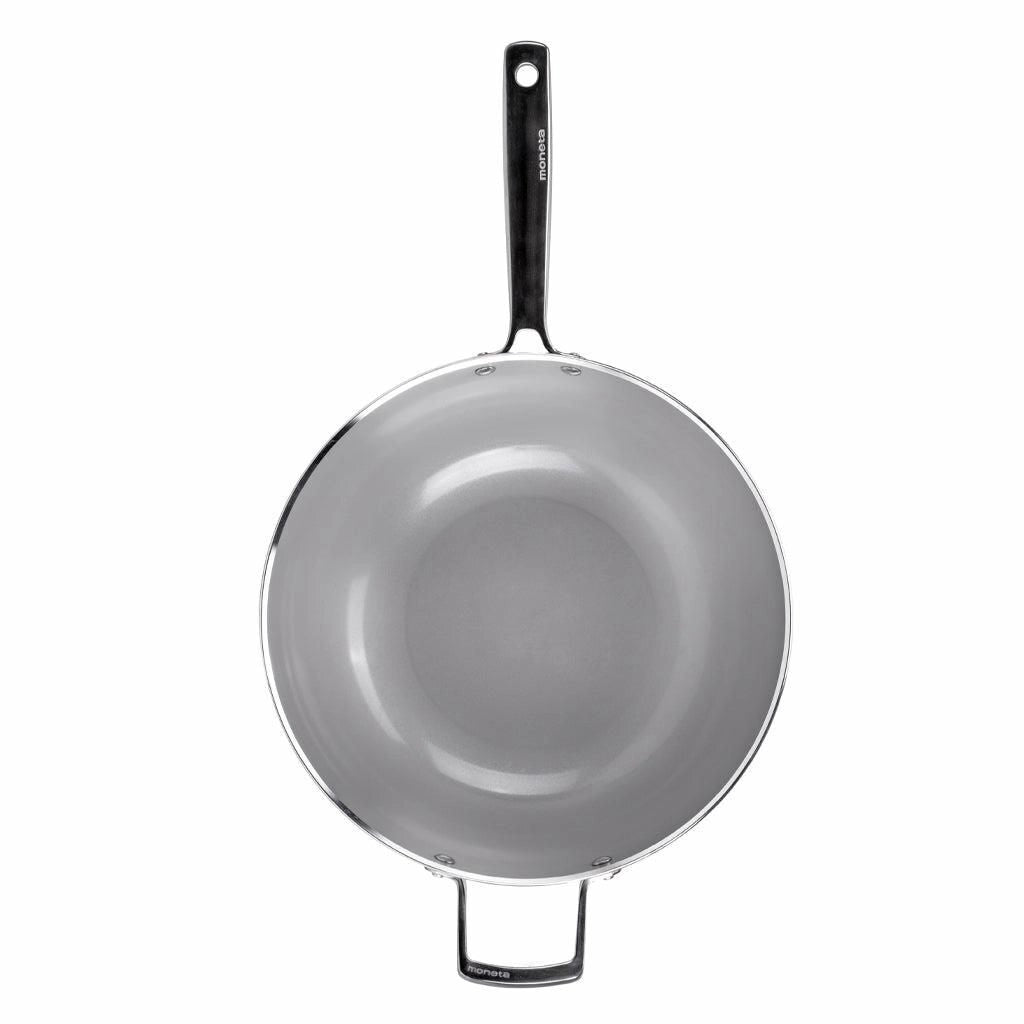 Moneta Wok 32cm 1m + 1 maniglia Armonia Finegres