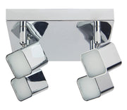 Plafoniera LED Candellux Forma 4 luci cromo 20 cm 3000K