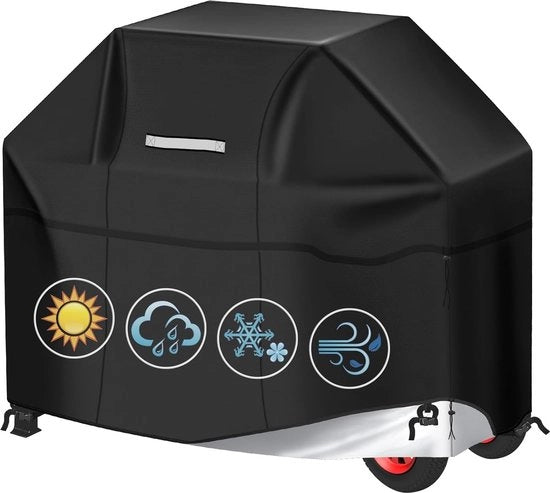210D spazzola per barbecue a gas impermeabile e resistente alle abrasioni per esterni - adatto per barbecue (145 x 61 x 112 cm)