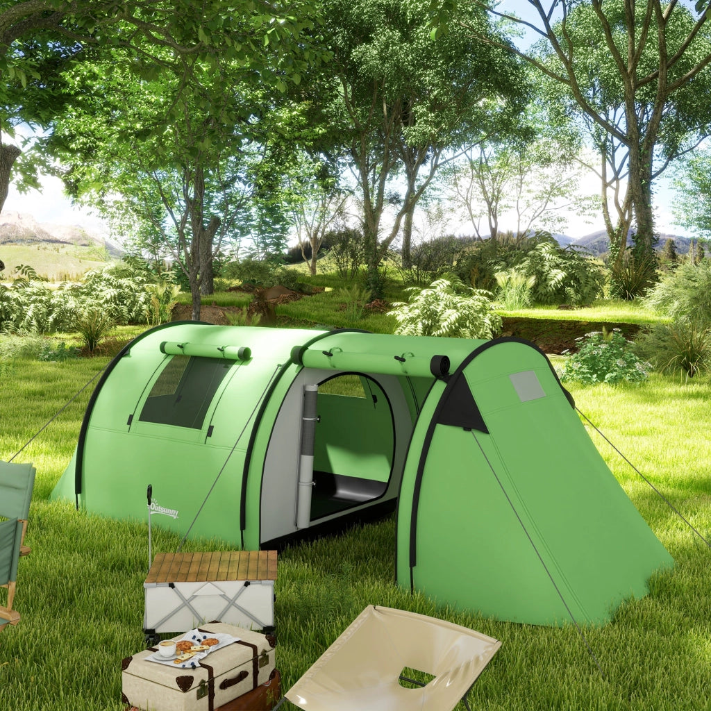 Tenda da campeggio 3-4 persone ¨C zephmum ¨C Verde scuro 3000mm