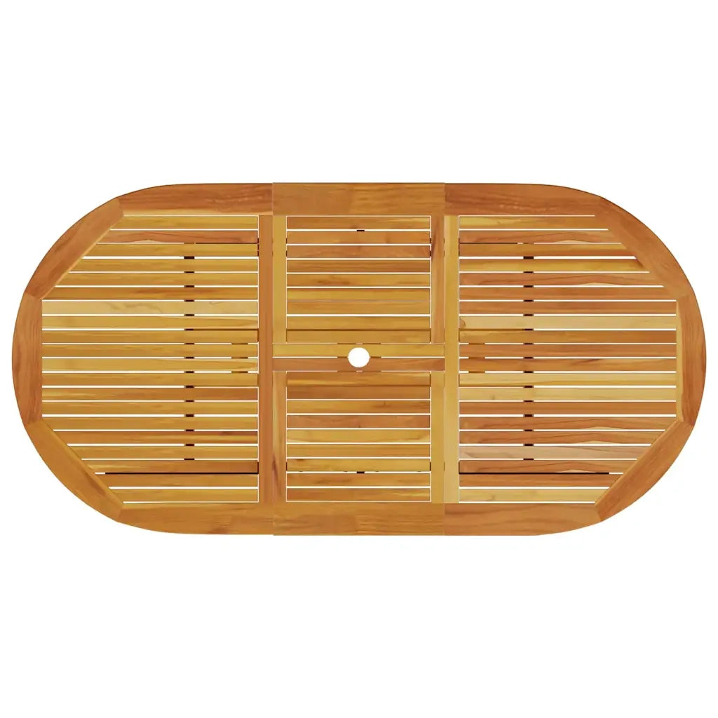 Set da Pranzo per Giardino 7 pcs Marrone