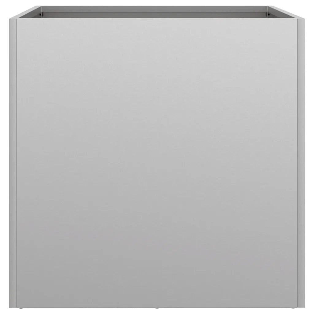 Fioriere 2pz Argento 49x47x46 cm in Acciaio Zincato 841570