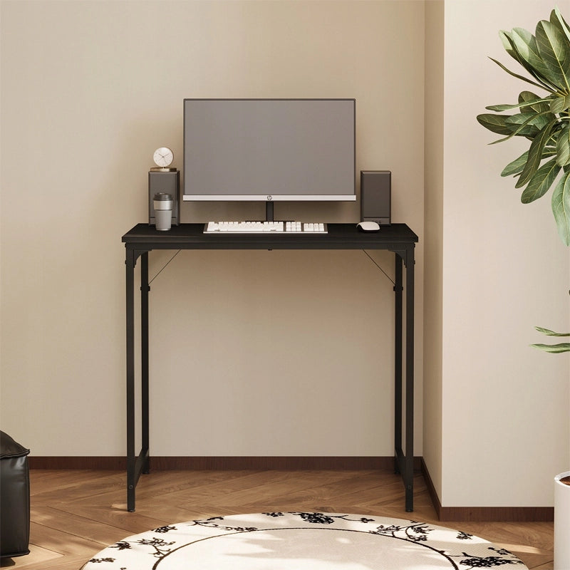 Scrivania per computer – Nera, stile industriale, loft moderno, 80 cm