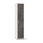 Colonna 1 Anta H182 L38 Kit Ossido Bianco cm 39x41x182h - Sarmog