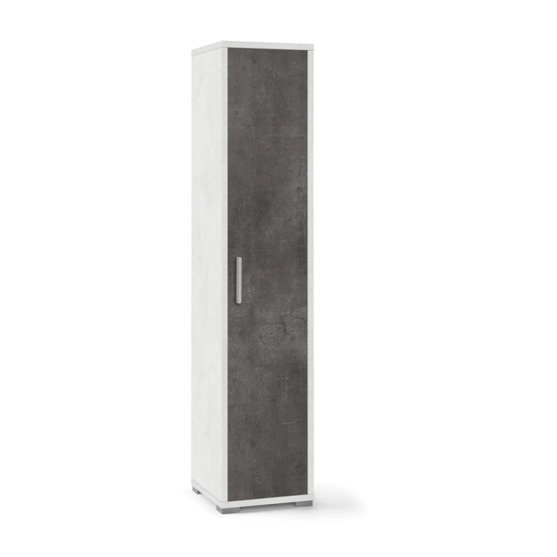 Colonna 1 Anta H182 L38 Kit Ossido Bianco cm 39x41x182h - Sarmog