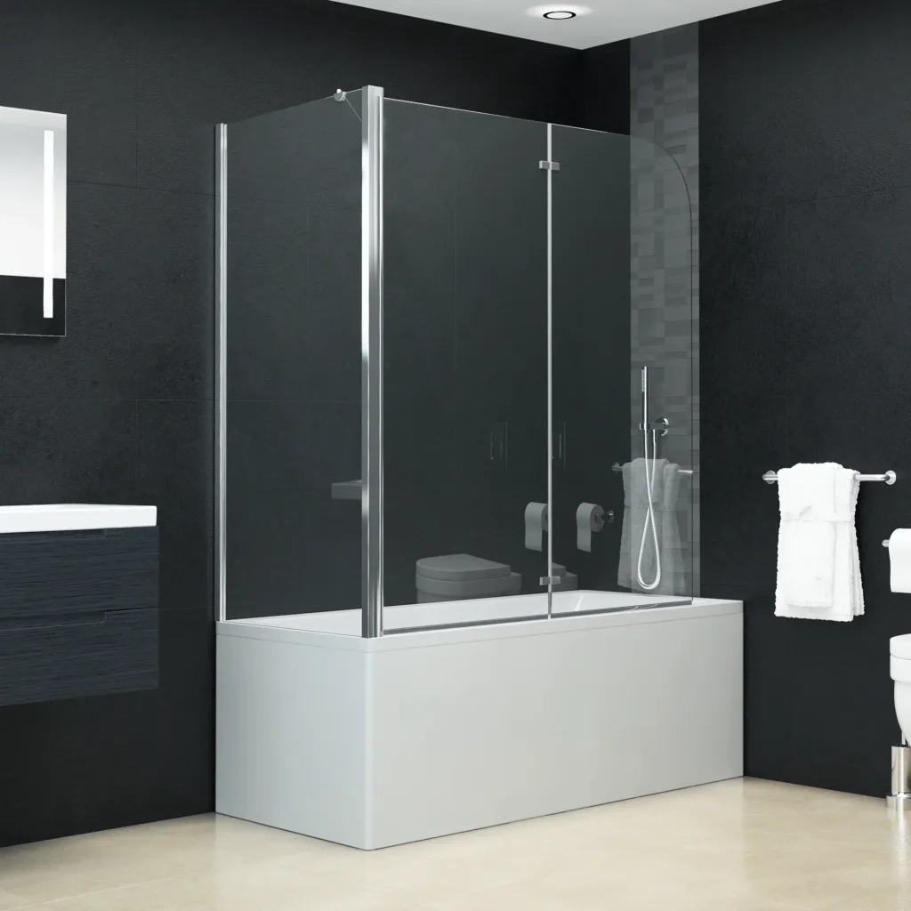 Box Doccia Pieghevole a Libro in ESG 120x68x130 cm CFW9933994