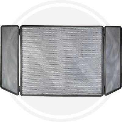 SCHERMI PARASCINTILLE NERO VARNA 3 ANTE MAURER 100x45H ATTREZZI PER CAMINO