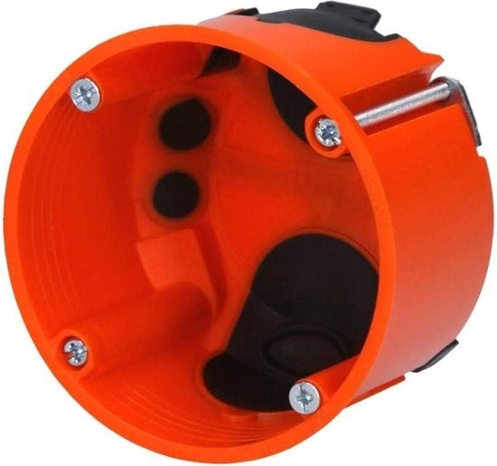 Cassetta di montaggio per pareti ECON - cassa di montaggio impermeabile 9263-22 49mm - 25 pezzi - kit di montaggio