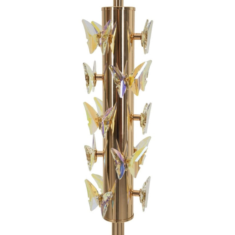 Lampadelle A Da Terra Gold Butterfly cm ø 45x157