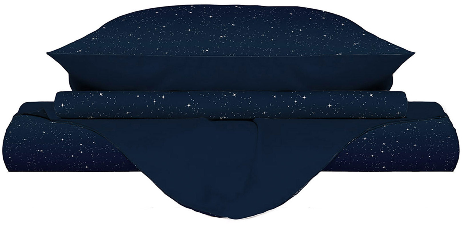 Copripiumino Matrimoniale con Federe Stampato Stars