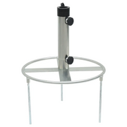 Base per Ombrellone con Picchetti per Ã˜38/48 Argento in Acciaiocod mxl 92544