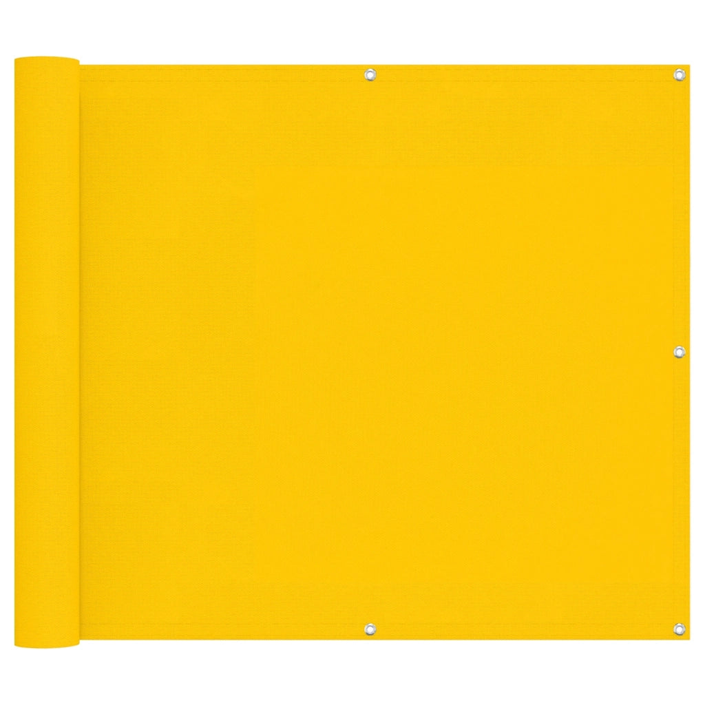 Schermo da balcone | Paravento da Balcone Giallo 100 x 700 cm Tessuto Oxford