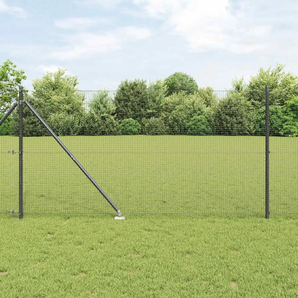 Palo della recinzione Grigio 10 x 1,4 m (maglia 19 x 19 mm)