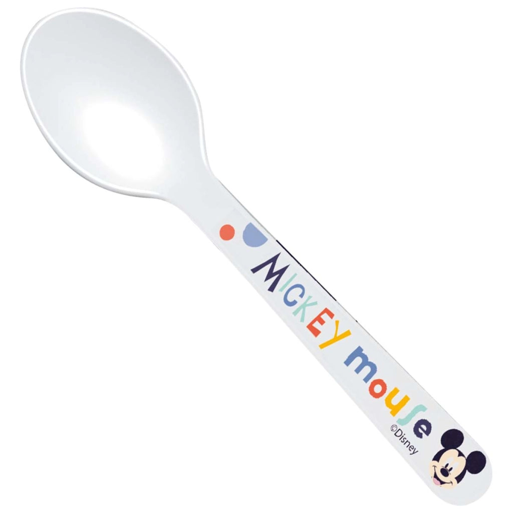 Set Ciotola e Cucchiaio per Bambini Motivo Cool Utilizzabile nel Microonde Multicolore Mickey Mouse
