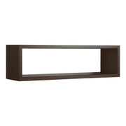 Mensola da Muro, Pensile Bagno, Mensola da Parete, Scaffale da Parete, Wengè, 60x17 p15,5 cm - Regolo