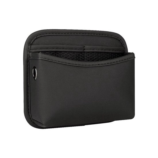 Cassa di stoccaggio universale per auto, portabagagli per sedile laterale, tas in PU pelle, porta, vetro, console, custodia per tessere e chiavi, custodia per cellulare e occhiali da sole, cassa multifunzionale per accessori di auto.