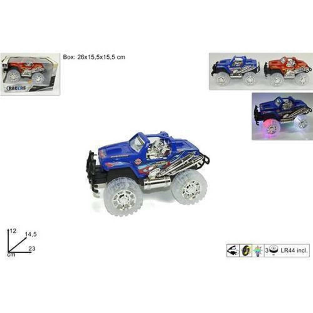 Trade Shop - Fuoristrada Macchina A Frizione Con Luci Suoni Gioco Giocattolo Bambini -