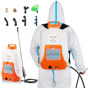 Spreminiatore elettrico con batteria, regolazione di pressione 0-6.2 bar, capacità del serbatoio 16L - per la pulizia e lo spargimento