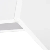 Scarpiera con 2 Ante Ribaltabili, 2 Compartimenti per Ripiano, Cassetto, Piatto in Vetro, Legno Rovere e Bianco