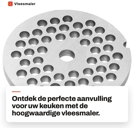 Verricchiatore di carne Professionale Placca di ricambio - Disco/Asse 5/7mm - Lega Materiale - Sicuro e Duraturo - Facile da Pulire - Macello Industriale