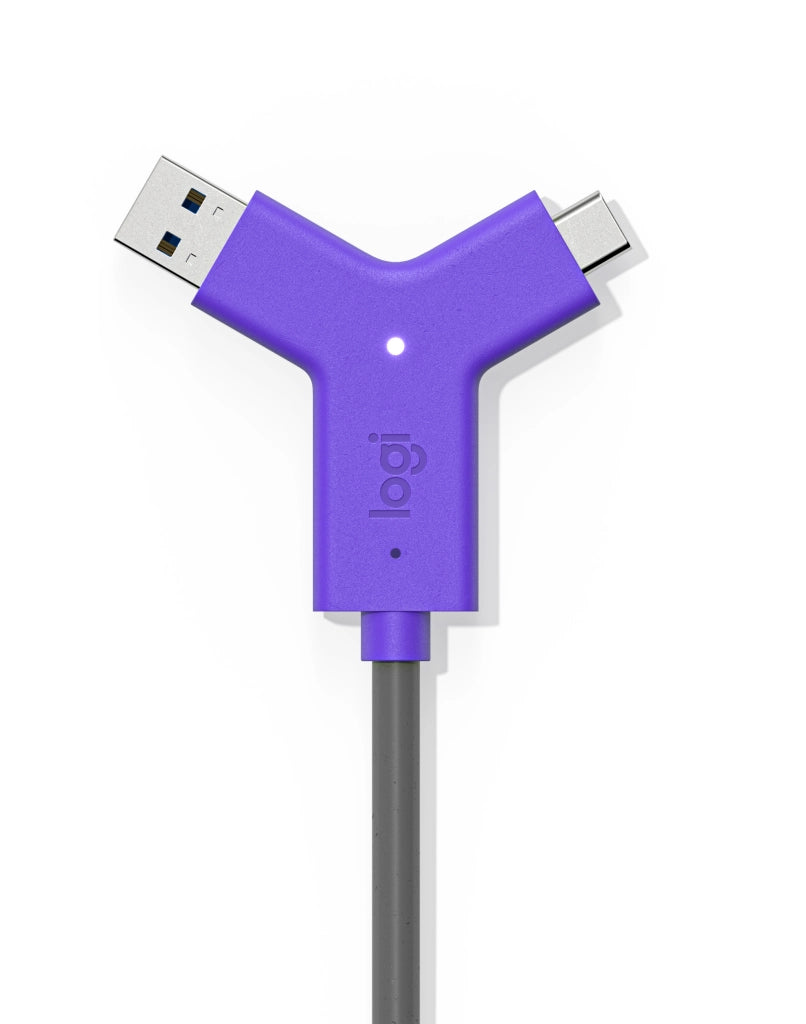 Logitech swytch trasmettitore e ricevitore av nero, viola - 952-000010