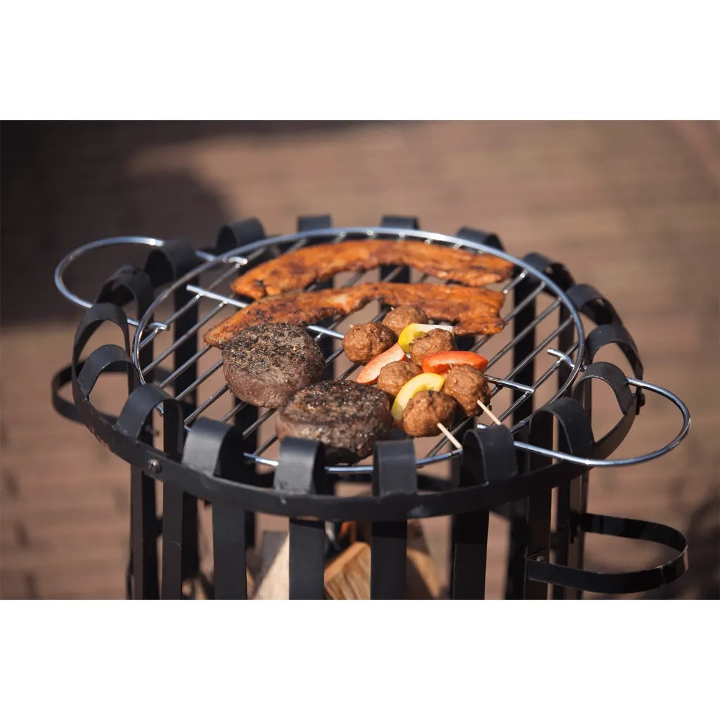 RedFire Braciere Dallas Nero in Acciaio 423888