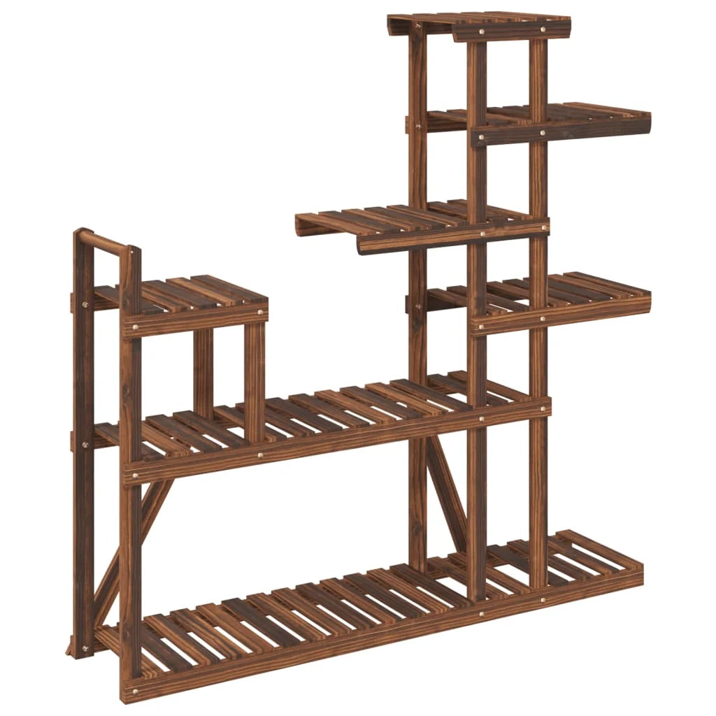 Portafiori/portapiante 110 x 25 x 111 cm legno massello di abete marrone 02_0045197