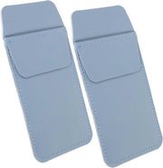 Etui a doppio contenitore per materiali da disegno e penne - Blu del cielo - Organizzatore per contenitori per penne
