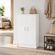 Shoe Cabinet White 60x35x92 Cm Wood-based Material