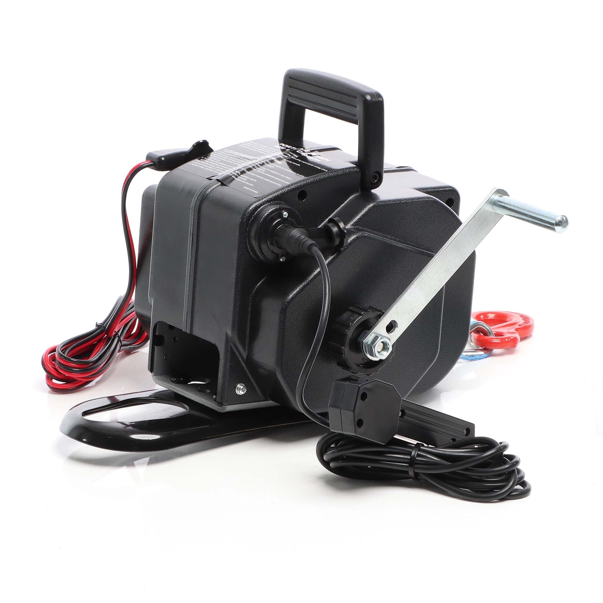 Argano elettrico a fune 12V Verricello a motore fino a 2267kg Motore 450W 1,38m/min Paranco