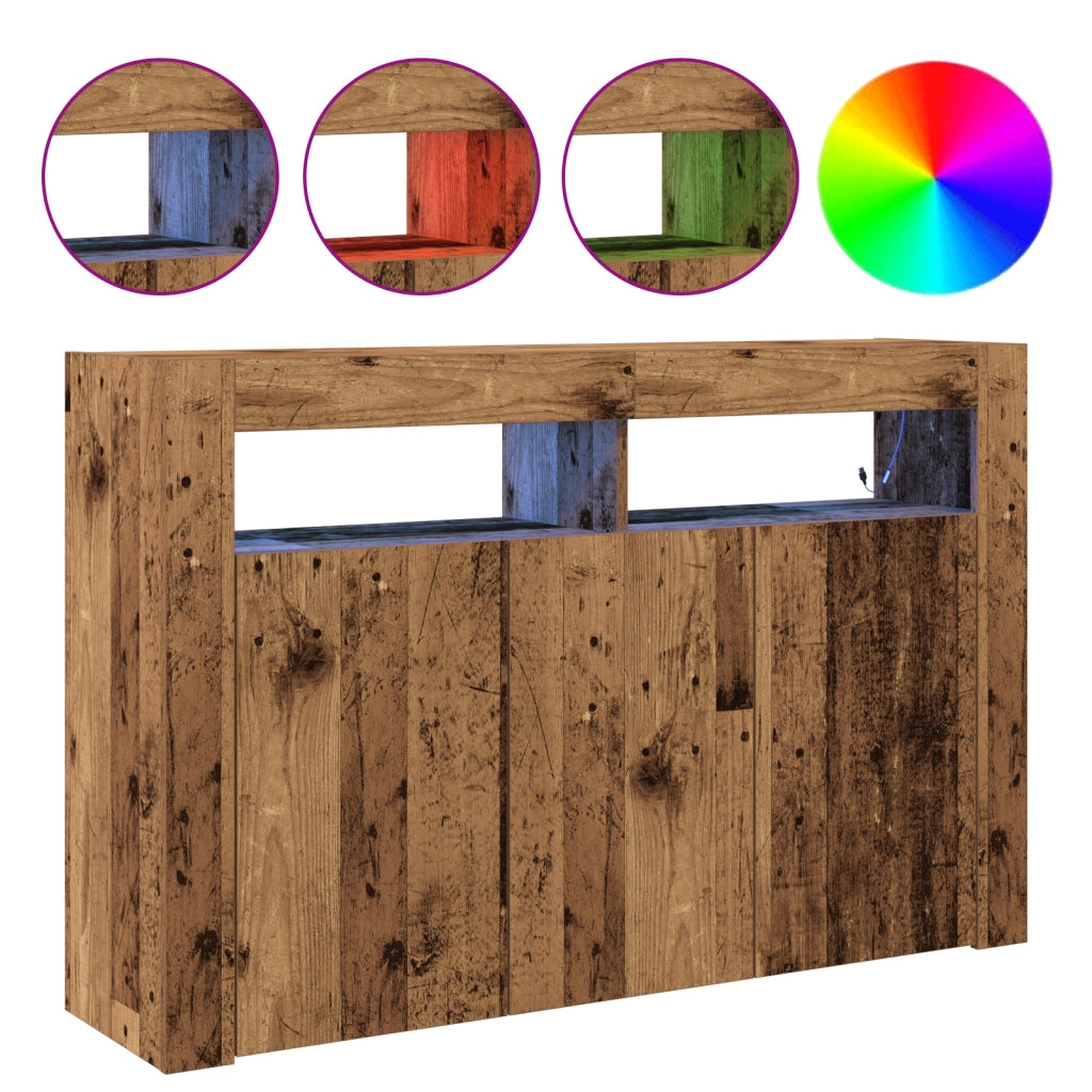 Credenza Legno Vecchio Legno Ingegnerizzato 116 x 30 x 75 cm
